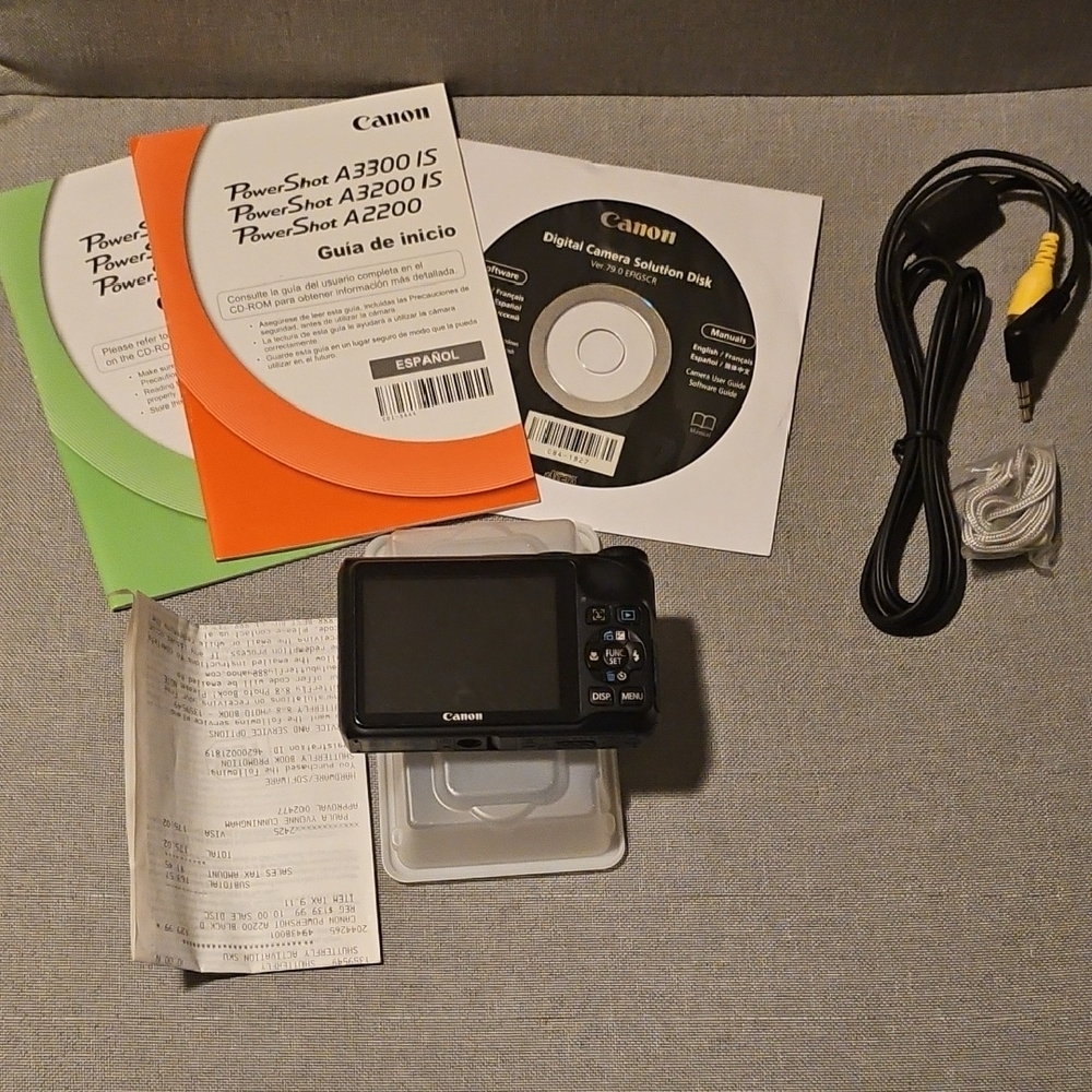 Canon PowerShot A2200 Digital Camera - Silver and Black - Picture 2 of 4